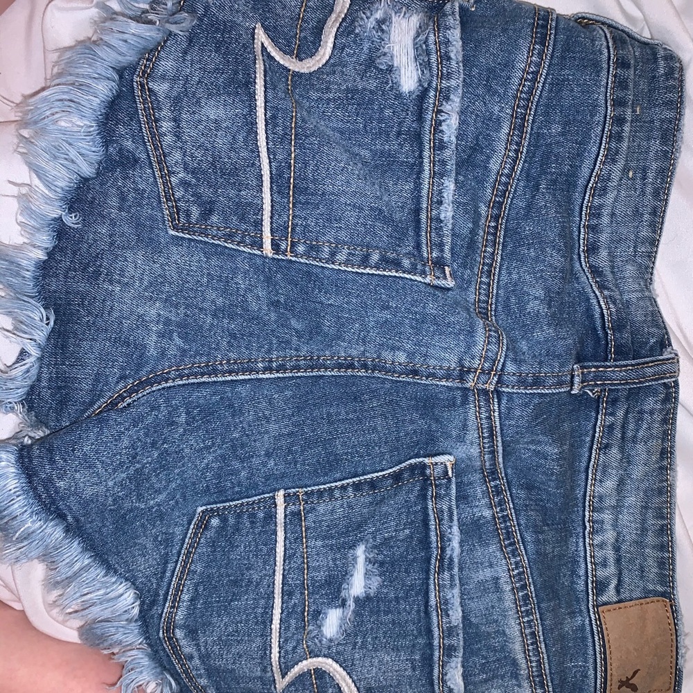 American Eagle Distressed Jean Shorts